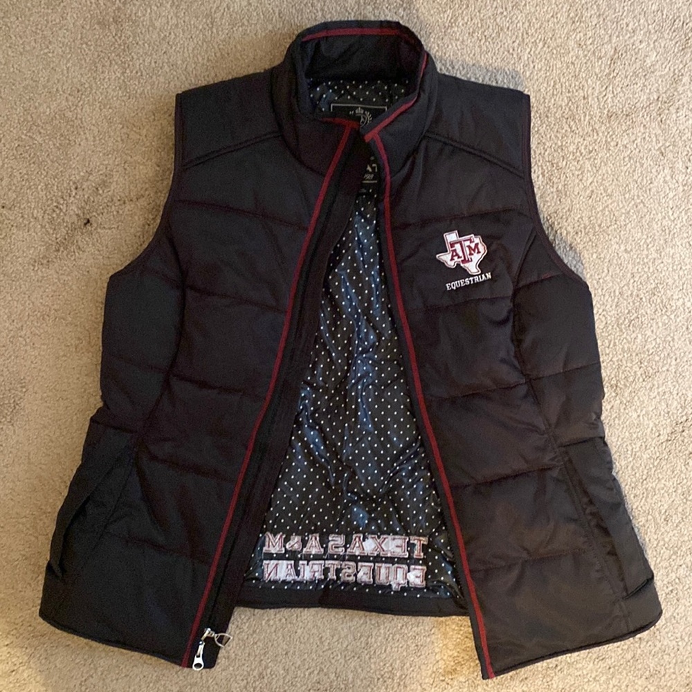 Texas A&M Ariat vest.